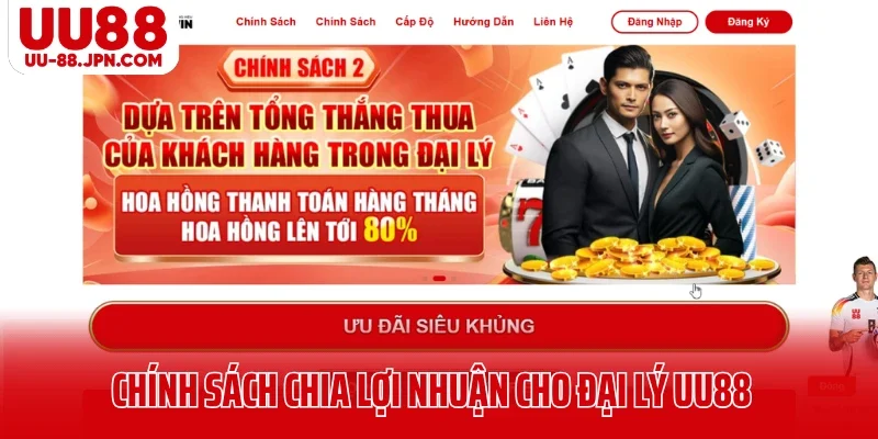 Chính sách chia lợi nhuận cho đại lý UU88 